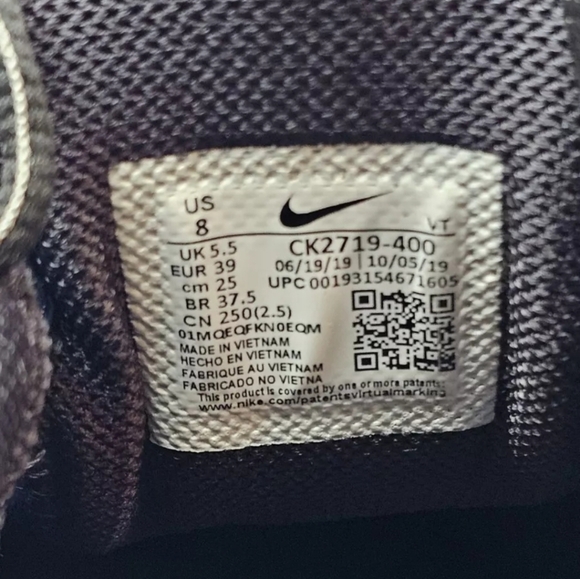 Nike Air Vapormax 360 Magic Ember Blue Void Women 7 Sneaker Shoe 2020 CK2719-400 - Picture 10 of 16